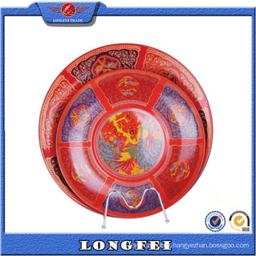 2015 China Style Colorful Enamel Decorative Color Plate